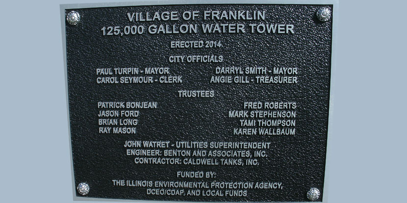 Franklin Water Tank
