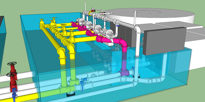 Macon Pump Station Sketch