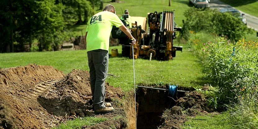 Benton Employee on site