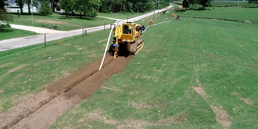 Water Line Trencher